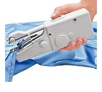 RayLineDo® Mini Handheld Portable And Cordless Electric Stitch Home Travel Clothes Fabric Curtains Lightweight Craft Single Thread Sewing Machine Battery or Mains with Extra Bobbin & Needle & Threader
