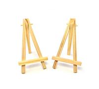 RayLineDo® Set of 2pcs Mini Wood Display Easel 5inch Wedding Parties Decoration Name Card Photo Holder Sketching Easel