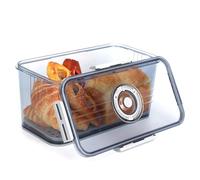 RayLove Bread Box,Bread Boxes for Kitchen Counter Airtight,Kitchen Storage Containers with Lid,Bread Storage with Time Recording,Bread Storage for Homemade Bread,Toast, Bagel, Donut and Cookies.