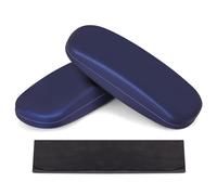 RayLove Unisex Hard Shell Eyeglasses Cases, Protective Case For Glasses, 2blue, One size