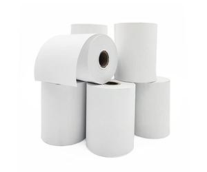 Raylu Paper - 10 Rolls Premium Thermal Paper 57 x 55 mm for POS, Adders, Thermal Printers, Cash Registers, Mandrel: 12 mm, White, Bisphenol Free (10 Rolls 57 x 55 mm)