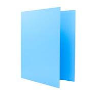Raylu Paper - 2 D-Ring Binder, A4 Ring Binder for Document Storage, Size 33.5 cm high x 26 cm Wide (Light Blue, Spine 25 mm)