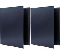 Raylu Paper® - 4 D-Ring Binder 25mm A4 File Cabinet with Rings for Storing Documents, A4 Size 33.5cm High x 26cm Wide and 4cm Thick Spine (Black) (Pack of 2)