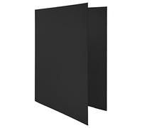 Raylu Paper® - 4 D-Ring Binder 25mm A4 File Cabinet with Rings for Storing Documents, A4 Size 33.5cm High x 26cm Wide and 4cm Thick Spine (Black)