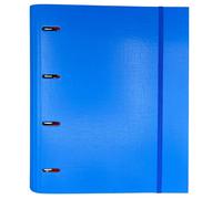 Raylu Paper® - 4 ring binder with 5 coloured dividers and refills of 100 90 g A4 sheets with 4 x 4 mm, binder with 4 rings of 30 mm