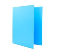 Raylu Paper 40mm 4 D-Ring Binder A4 Ring Binder with Ring Binder Document Holder A4 Size H33.5cm x W26cm and 6cm Spine (Light Blue)
