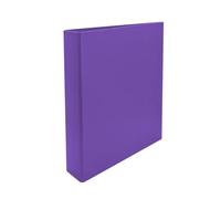 Raylu Paper 40mm 4 D-Ring Binder A4 Ring Binder with Ring Binder for Document Holding A4 Size H33.5cm x W26cm and 6cm Spine (Violet)