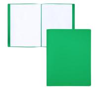 RAYLU PAPER - A4 Folder with Clear Sleeves Made of 100% Biodegradable Polypropylene, 60 Clear Document Sleeves for Home and Office (A4, 60 Pockets, Green)