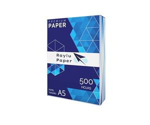 RAYLU PAPER - A5 80 g 500 Sheets of Premium Multipurpose Paper for Laser, Inkjet and Copier Printers, for Office and Home