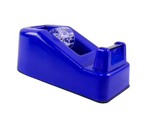 RAYLU PAPER - Adhesive Tape Dispenser for Desk and Office with Non-Slip Base, Durable, Suitable for 33M Tape Rolls (Blue)
