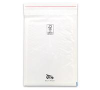 RAYLU PAPER - Pack of 10 Kraft Bubble Mailers with Self-Seal Seal, White Padded Kraft Mailing Envelopes (180 x 260 mm)