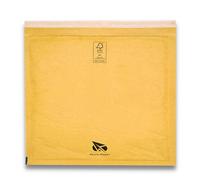 RAYLU PAPER - Pack of 10 Padded Kraft Bubble Envelopes with Self-Adhesive Closure, Padded Kraft Envelopes for Mailing, Colour Brown (180 x 160 mm (CD))