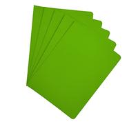 Raylu Paper® - Pack of 25 Cardboard Subfolders with Faster Holes and Vivid Colours, 200g Thick Kraft Cardboard Folders (Green, A4)