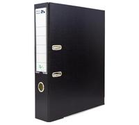 Raylu Paper Ring Binder, 75 mm Wide Spine File Folder, 2 Ring Office Folders with Soft Opening Lever and Customizable Card Holder