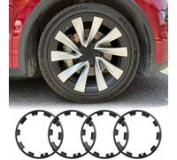 RAYLUXE Tesla Model Y Juniper Rim Protector Fit 20" Helix Wheels 2025-2026|Wheel Covers 20 inch|ABS Guard Hubcap Cover for Curb Rash Prevention| Model Y Accessories|Matte Black(Set of 4)