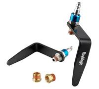 RayMagic Steel Pneumatic Tool Rafter Hook Hanger, Lightweight, Durable,Reusable Metal Organaizer Adjustable Easy Install Hooks with 1/4" Air Tool Swivel Fitting, for Air Nailer, 2-Piece, Blue