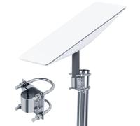 Raymall Pole Mount for Starlink gen 2, Antenna Starlink Pole Mount Adapter with U Bolt Pole Clamp Bracket Kit, Heavy Steel TV Satellite Dish Pipe Pole Clamp for Starlink Pole Mount Bracket