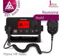 Raymarine Ray63 Marine VHF Radio w/ Internal GPS Receiver│ClassD│IPX7│E70516│EXU