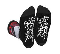 Raymatthie Ken*dri%c*k Funny Novelty Ra%pp*er Logo Print La*m%ar Crew Socks