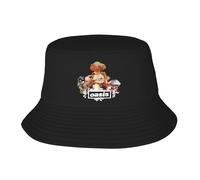 Raymatthie Oasi*s Unisex Black Bucket Hat Mens Womens Band Fisherman Cap Beach Sun Cap Vacation Sports Headwear