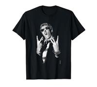 Raymond Burns Captain Sensible The Damned by Allan Ballard T-Shirt, Men, Black, Medium