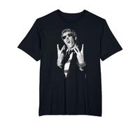 Raymond Burns Captain Sensible The Damned by Allan Ballard T-Shirt, Men's Big and Tall, Black, 4X Tall