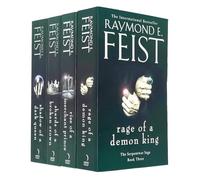 Raymond E. Feist The Serpentwar Saga 4 Books Complete Collection Set - Shadow of a Dark Queen, Rise of a Merchant Prince, Rage of a Demon King, Shards of a Broken Crown)