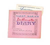 Raymond Queneau Sally Mara's Intimate Diary Paperback Book Raymond Queneau Multicolor
