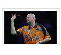 Raymond Van Barneveld Signed 12x8 Photo Print Pre Printed Signature Darts Autograph Gift