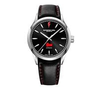 Raymond Weil Freelancer David Bowie Men's Automatic Watch - Black Dial, Stainless Steel, Leather Strap (Model: 2731-STC-BOW01)