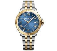 Raymond Weil Tango Men's 41mm Blue Dial Two-Tone Stainless Steel Watch