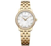 Raymond Weil Toccata Classic 24mm Lab Grown Diamond Bezel & Yellow Gold PVD Watch