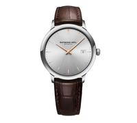 Raymond Weil Toccata Classic 39mm Brown Leather Strap Watch
