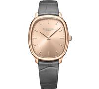 Raymond Weil Toccata Heritage 38mm Rose Gold Tone & Grey Leather Strap Watch