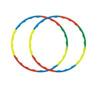 RAYMSTER Kids Hula Hoops for Dancing, Playing Sports, Workout, Swimming & Pet Training - Detachable & Adjustable Plastic Hula Hoop Ring - Weight Loss & Fitness Equipment with Adjustable Weight