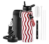 RAYMYLO 1.2L Insulated Water Bottle, Triple Wall Vacuum Stainless Steel