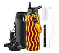 RAYMYLO 1.2L Insulated Water Bottle, Triple Wall Vacuum Stainless Steel