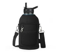 RAYMYLO 64 oz Water Bottle Upgraded Holder Carrier Bag Replacement - Accessory for Hydro Flask Wide Mouth Water Bottles - Crossbody with Adjustable Shoulder Strap