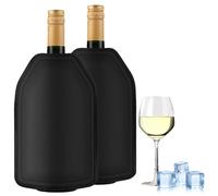 RAYNEAY Wine Cooler Sleeve 2 Pack, Red Wine Bottle Cooler Gel Cooling Sleeves for Chilling Beer, Prosecco, Champagne, and Various Bottle Sizes, Keep The Bottle Cool