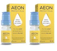 Rayner AEON Protect Plus - Eye Drops for Moderate to Severe Dry Eye Before & After Surgery - Preservative Free & Contact Lens Friendly, 10ml (Pack of 2)