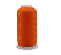 Rayon Viscose Silk Machine Embroidery Assorted Threads, 120D/2 for Brother Babylock Janome Singer Pfaff Husqvarna Bernina Embroidery and Sewing Machines (Orange)