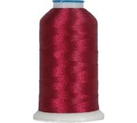 Rayon Viscose Silk Machine Embroidery Assorted Threads, 120D/2 for Brother Babylock Janome Singer Pfaff Husqvarna Bernina Embroidery and Sewing Machines (Burgundy)
