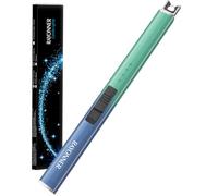 RAYONNER Candle Lighter Lighter Electric Candle Lighter, Birthday Gifts for Women Mom, Rechargeable USB Lighter Arc Flameless Plasma Windproof Lighters