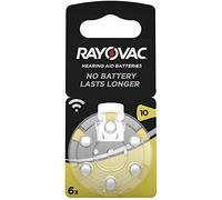 Rayovac 10 Hearing Aid Battery 6-Pack