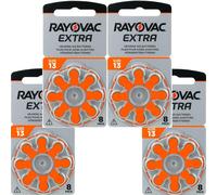 RAYOVAC 13 DA13 A13 ORANGE Hearing Aid Batteries ZA13 13au AC13E ME8Z L13ZA