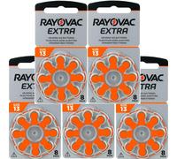 RAYOVAC 13 DA13 A13 ORANGE Hearing Aid Batteries ZA13 13au AC13E ME8Z L13ZA