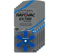 Rayovac 675 Extra Advanced Hearing Aid Batteries 1,45 V 640 - 5 x Pack of 6 (30 cells)