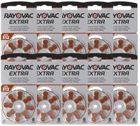 Rayovac Extra 80-PACK Hearing Aid Batteries Featuring Sound Fusion™ Technology | Size 312
