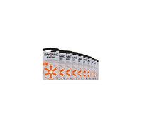 Rayovac Extra Advanced Hearing Aid Batteries, Size 13, Orange Tab, PR48, Pack of 60