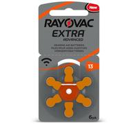 Rayovac 13 Extra Advanced Hearing Aid Batteries (6 Pack)